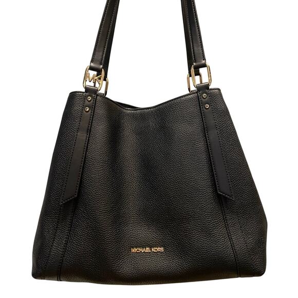 ARLO Michael Kors Large Grab Tote Black, genuine leather MSRP $628, NWT New - Picture 1 of 7